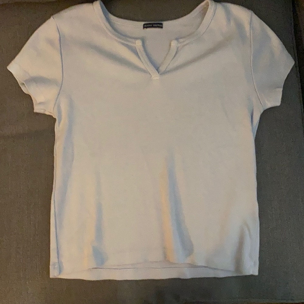 Baby Blue Brandy Melville Cropped Tee